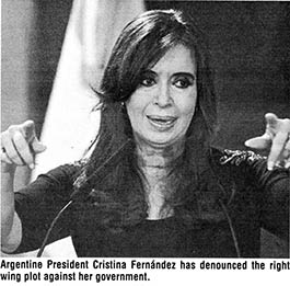 Argentine president Cristina Fernández