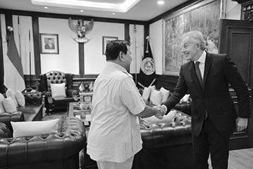 Indonesia Prabowo links with Blair 
