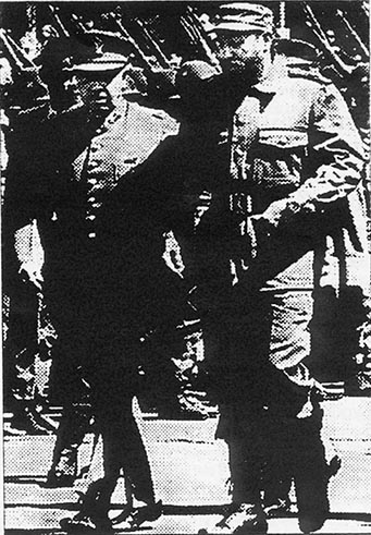 Castro alongside Pinochet in Chile berfor the coup, a tragic reminder of revisionist shortcomings 