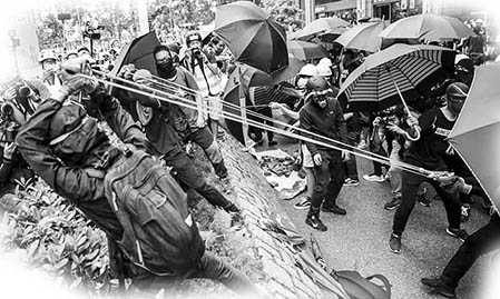 Hong Kong "protestors" gross violence